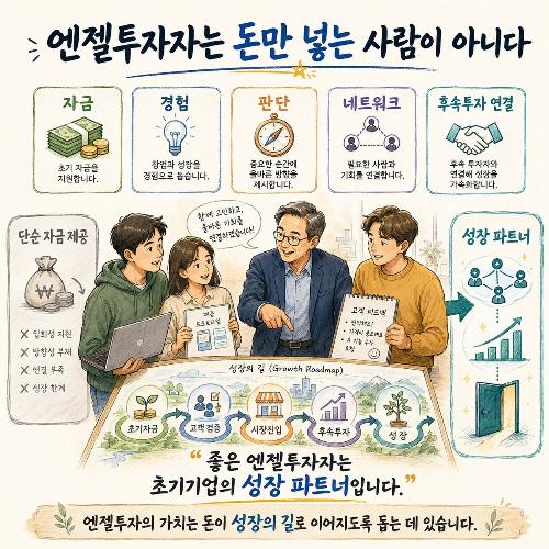 [엔젤투자 인수분해 : 초기투자의 핵심]14편-엔젤투자자는 돈만 넣는 사람이 아니다